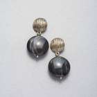 Worn Gold Dangle Earring, , small